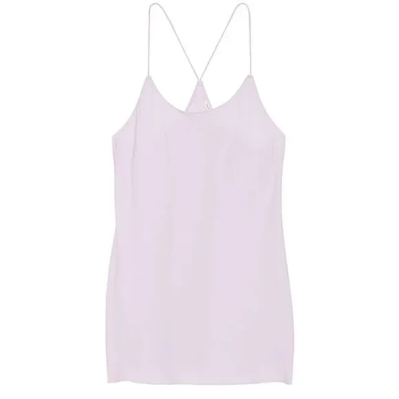 Victoria's Secret Luxe Crepe Intimate Set XS Lilac Lavender Cami Dress Bralette - Picture 4 of 6